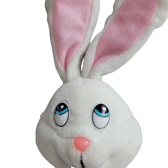 Vintage 90s Easter Bunny 10 in Plush Rabbit Spring Stuffed Animal Trendmasters - Picture 3 of 6